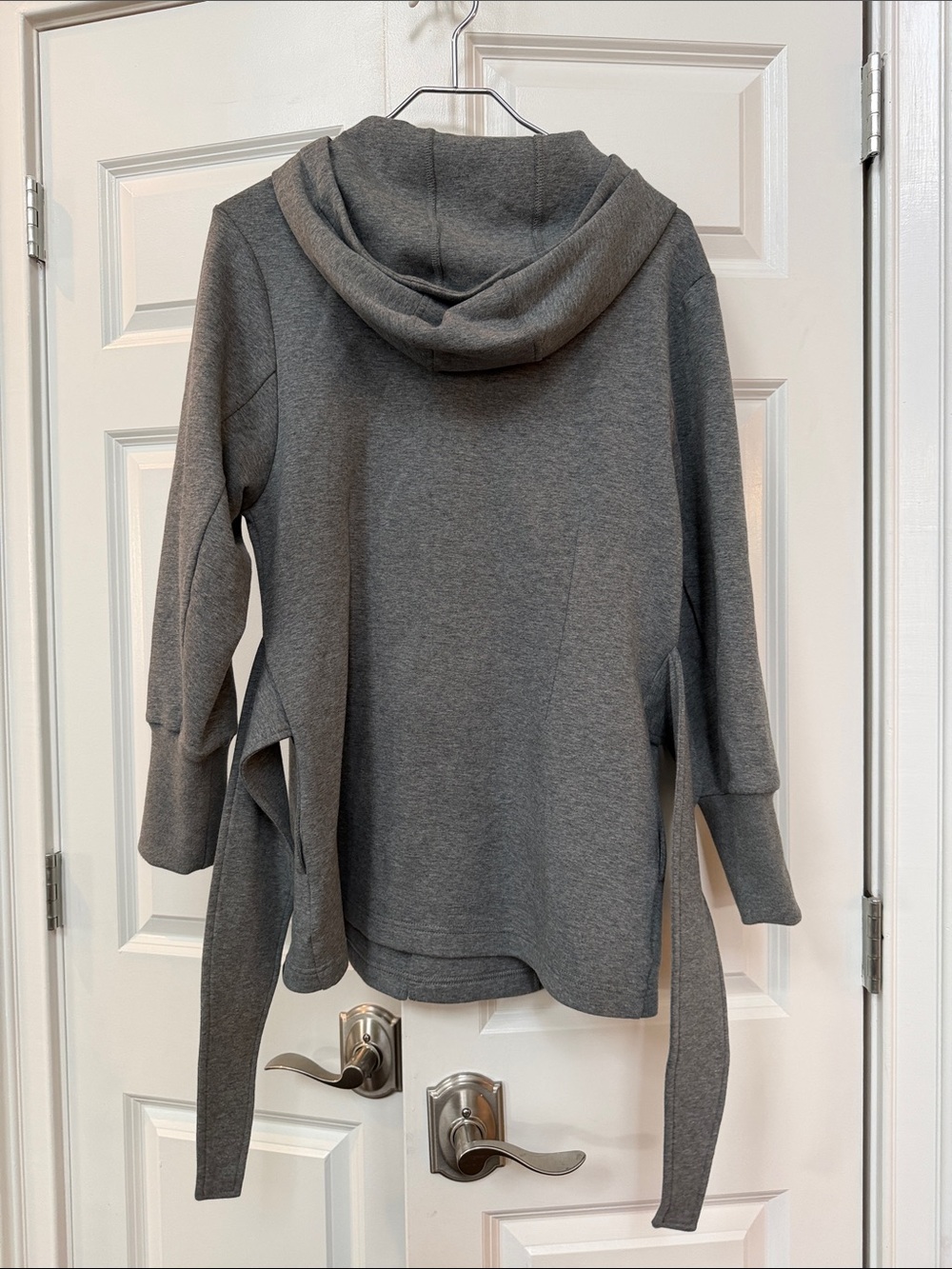 Varley Cove Wrap Hooded Sweatshirt Jacket Gray Size Small - Picture 7 of 9
